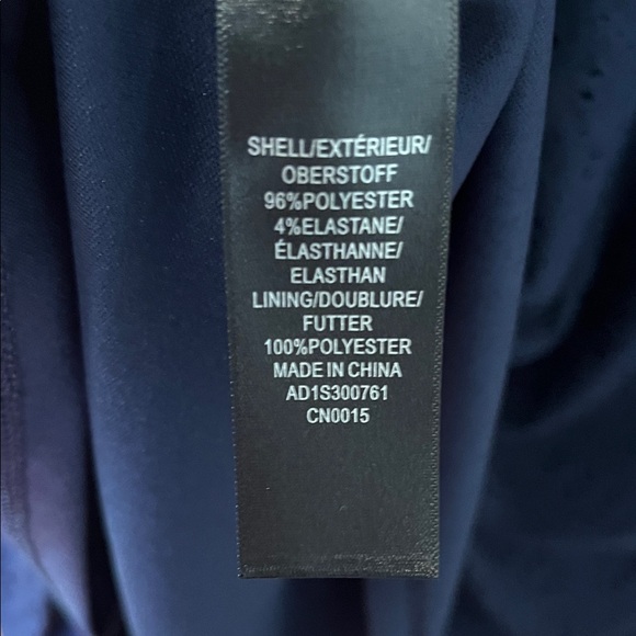 Adrianna Papell Navy Sleeveless Midi Dress - Picture 6 of 6